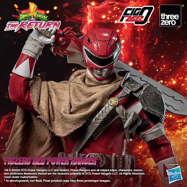 Threezero - Mighty Morphin Power Rangers: The Return FigZero 1/6 Red Power Ranger 3Z10200W0 (Licensed) - Image 9