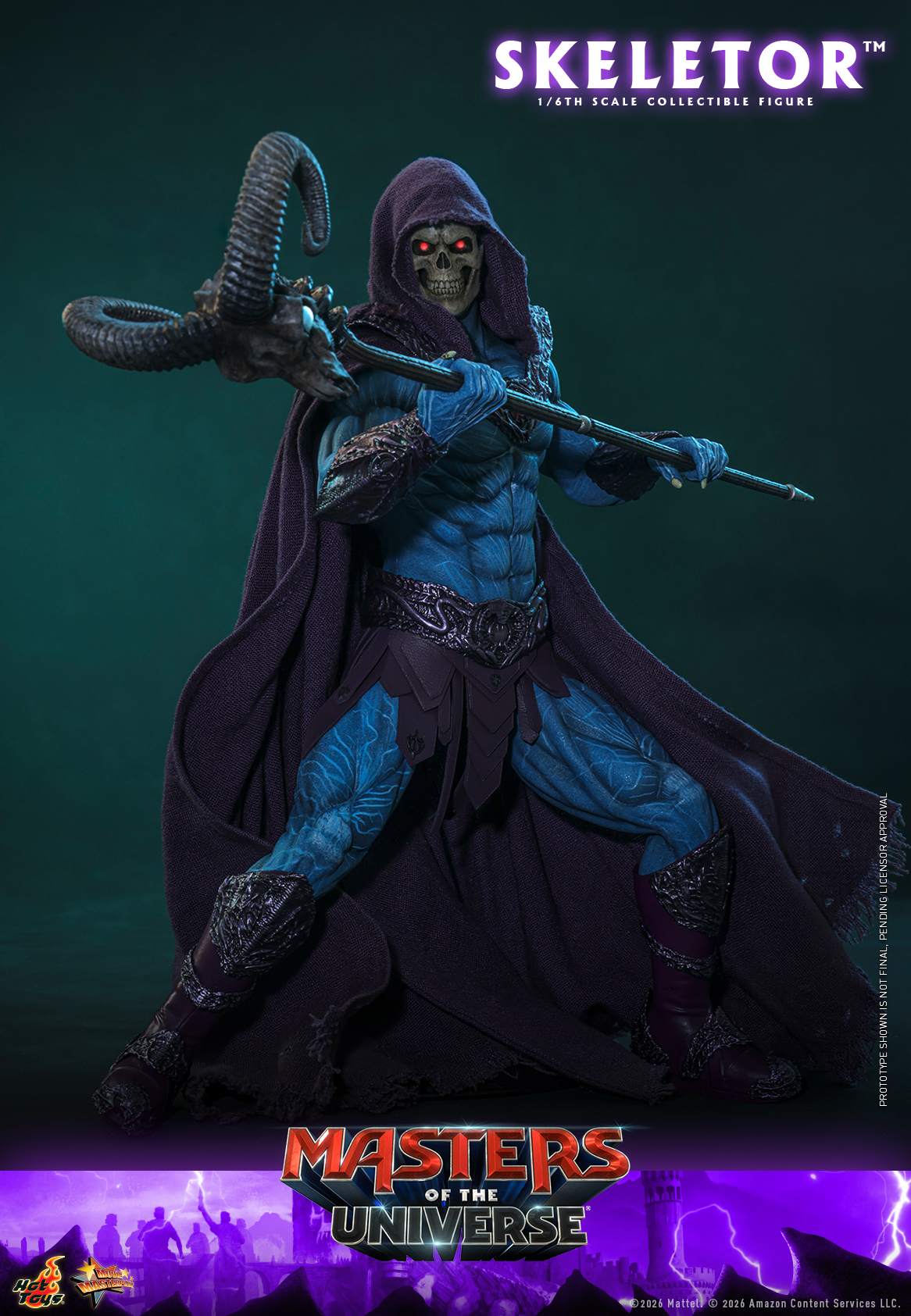 Hottoys - Masters of the Universe Skeletor 16th scale Collectible Figure MMS889 (Licensed) - Image 13