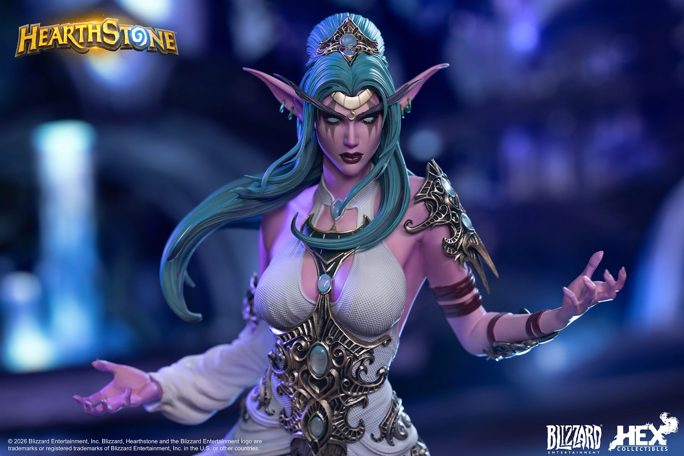 Blizzard Entertainment - Hearthstone Tyrande Whisperwind 1/6 Scale Statue HEXHS11 (Licensed) - Image 4