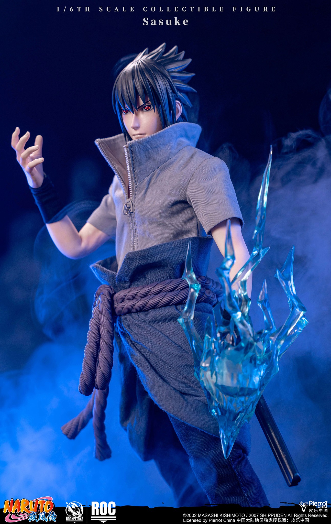 ROCKETTOYS Studio - Naruto Shippuden Sasuke Uchiha 1/6 Scale Action Figure ROC-017 ROC-018 (Licensed) - Image 2