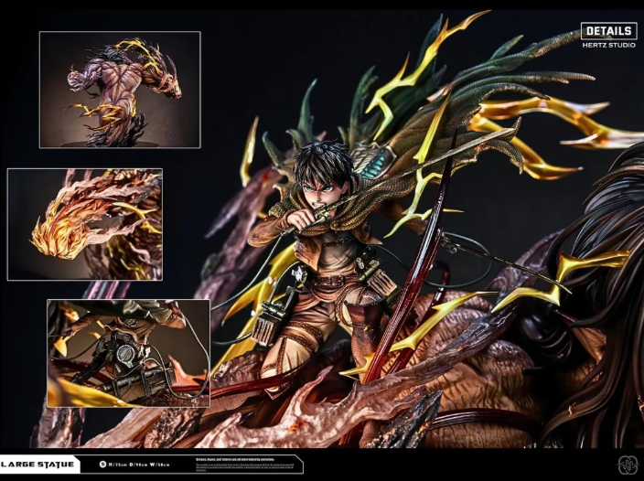 Hertz Studio - Attack Titan Eren Jaeger x  Eren Titan - Image 7