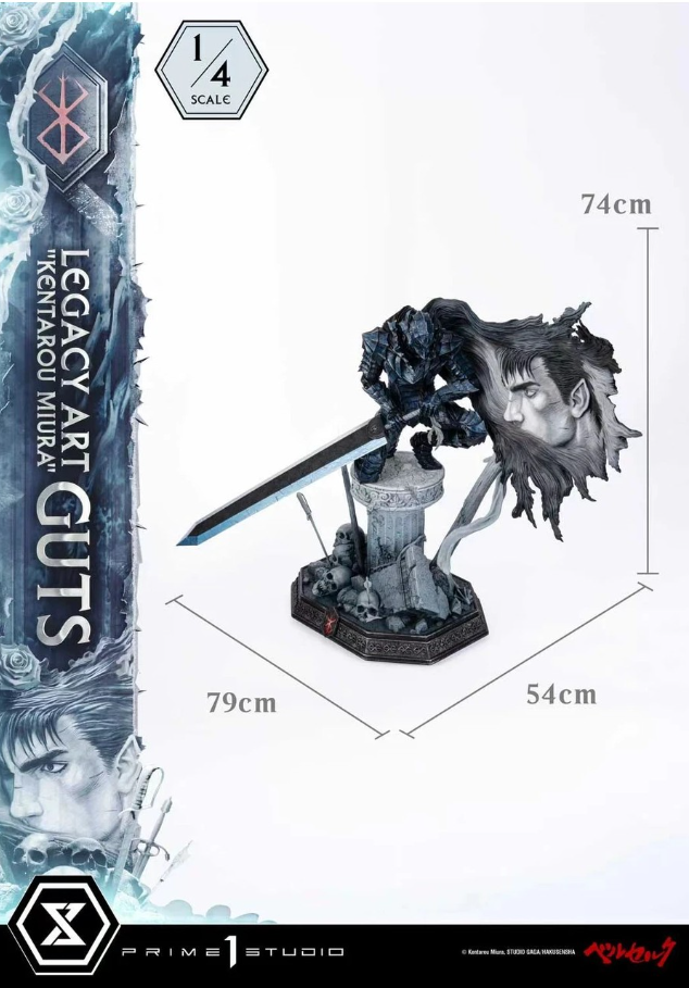 Prime 1 Studio - Legacy Art "Kentarou Miura" Berserk Guts (Licensed) - Image 5