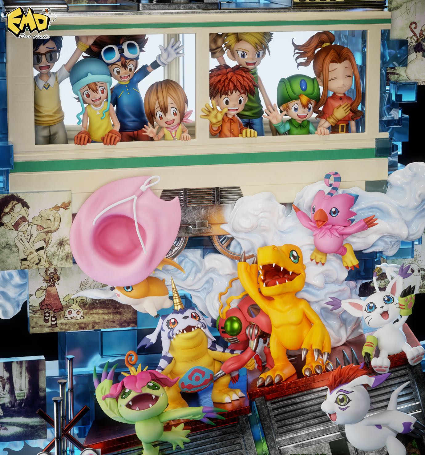 Emo Studio - Graduation Model #7 Digimon Adventure Digimon - Image 3