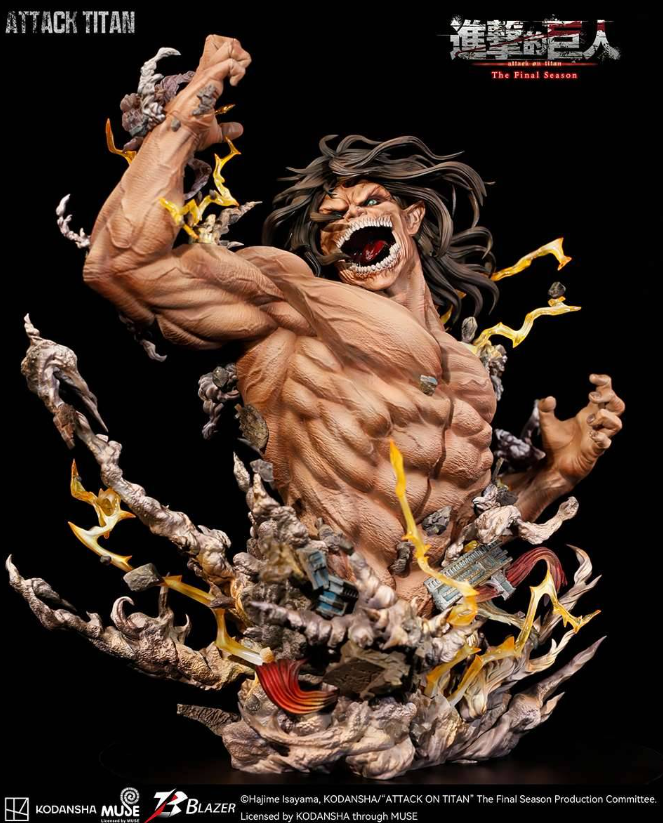 Blazer Studio - Attack on Titan The Final Season Attack Titan Bust Statue (Licensed) - Image 6