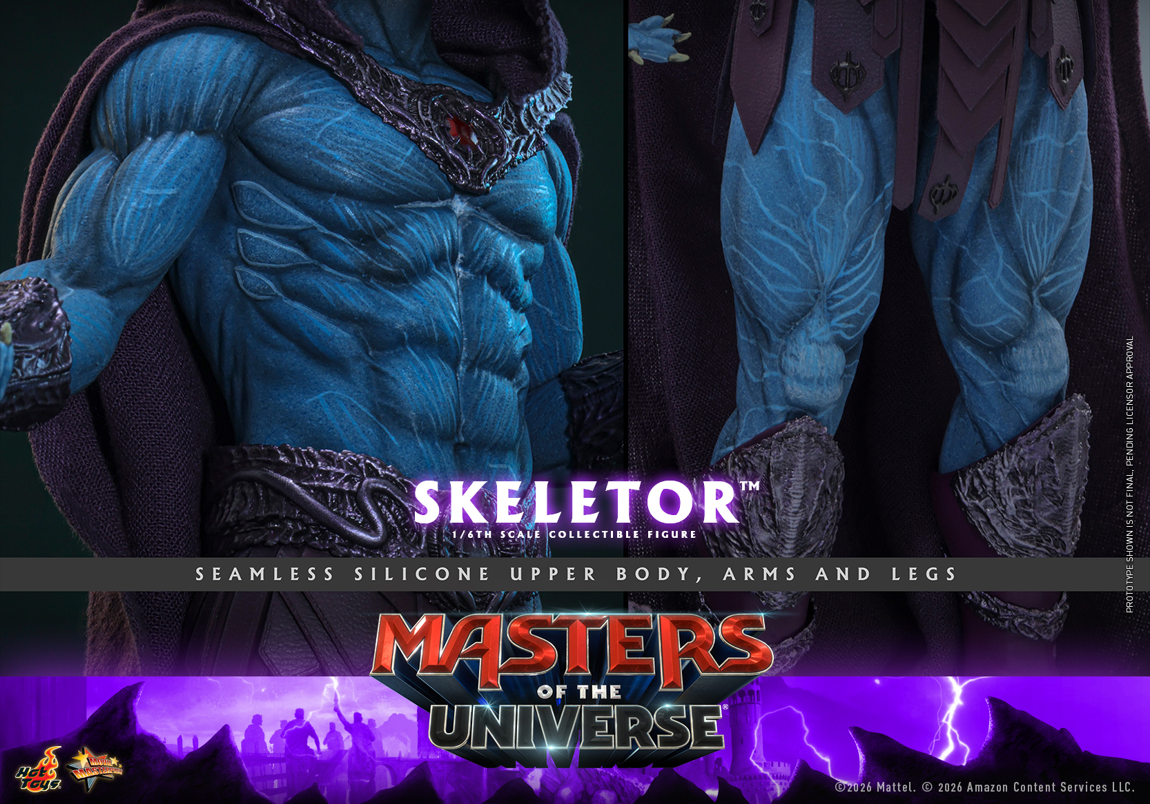 Hottoys - Masters of the Universe Skeletor 16th scale Collectible Figure MMS889 (Licensed) - Image 12