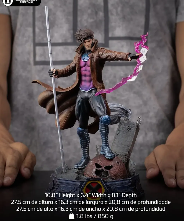 Iron Studio - Statue Gambit Unleashed - X-Men - Art Scale 1/10 MARCAS146126-10 (Licensed) - Image 3