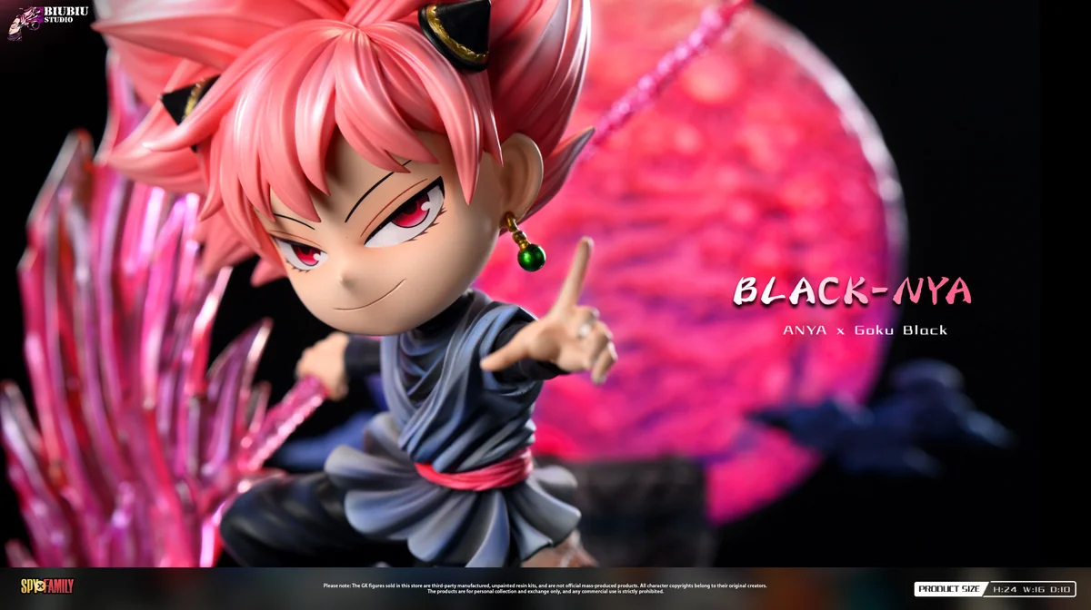 Biubiu Studio - Anya Cosplay Dragon Ball Goku Black Spy x Family - Image 2