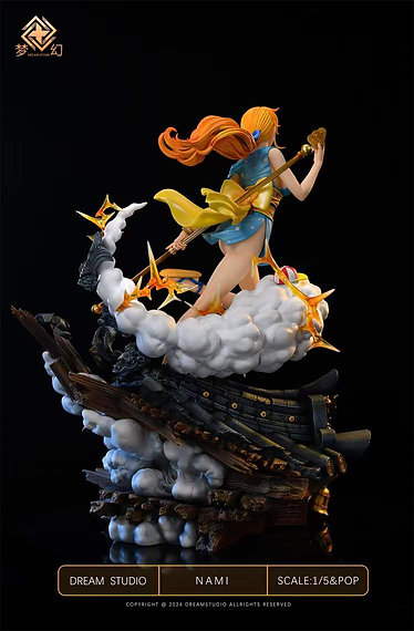 Dream Studio - One Piece Nami Japanese style light statue first - Image 4