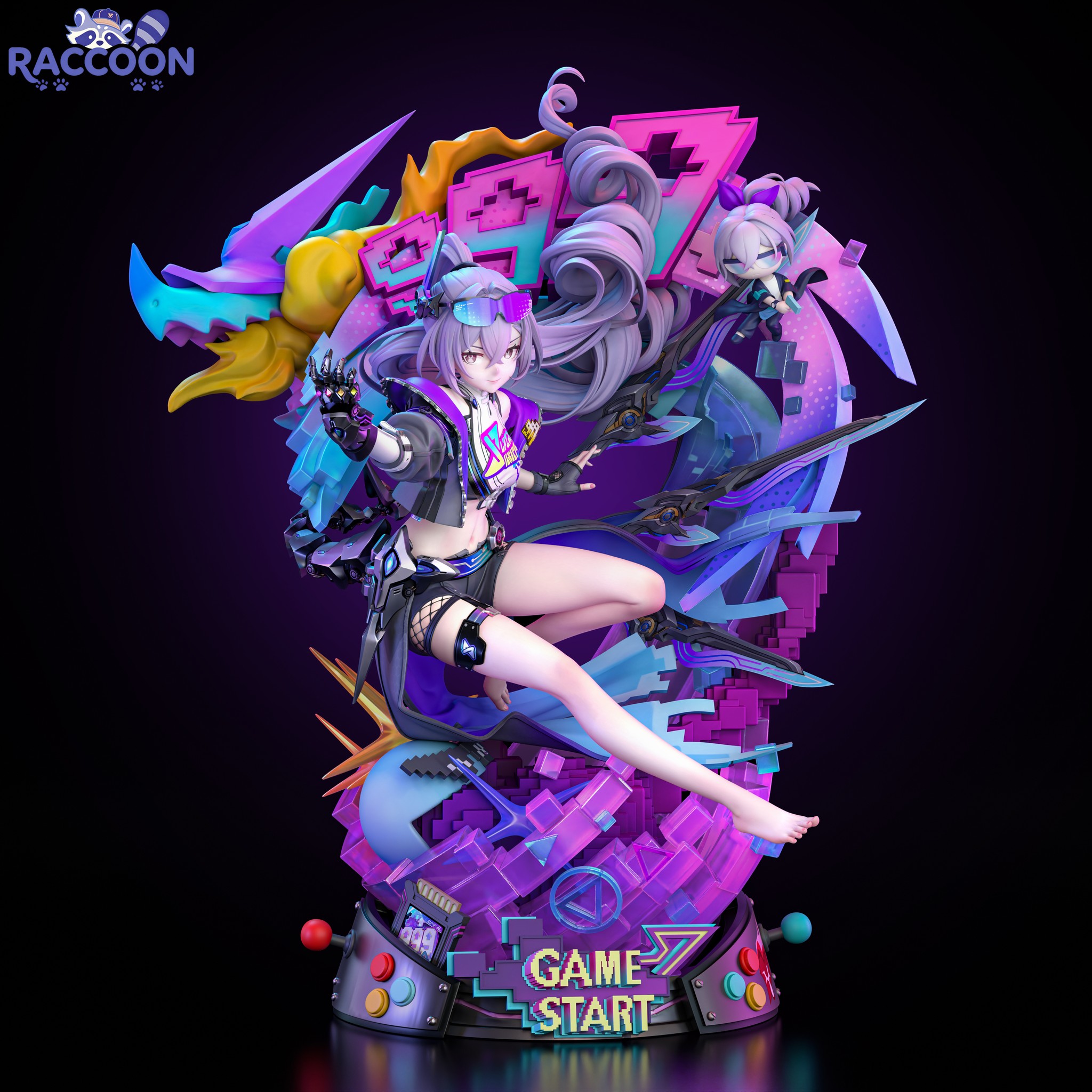 Raccoon Studio - Silver Wolf