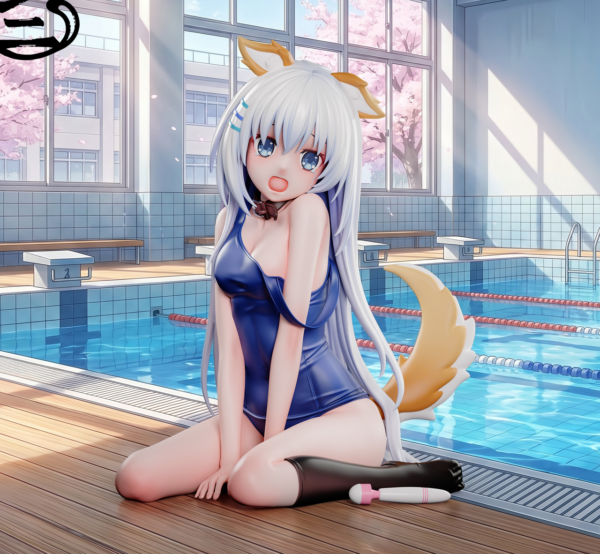 Miwu Studio - Origami Tobiichi Japanese School Swimsuit Date A Live - Origami Tobiichi Japanese School Swimsuit Date A Live - Origami Tobiichi Japanese School Swimsuit Date A Live - Origami Tobiichi J - Image 3