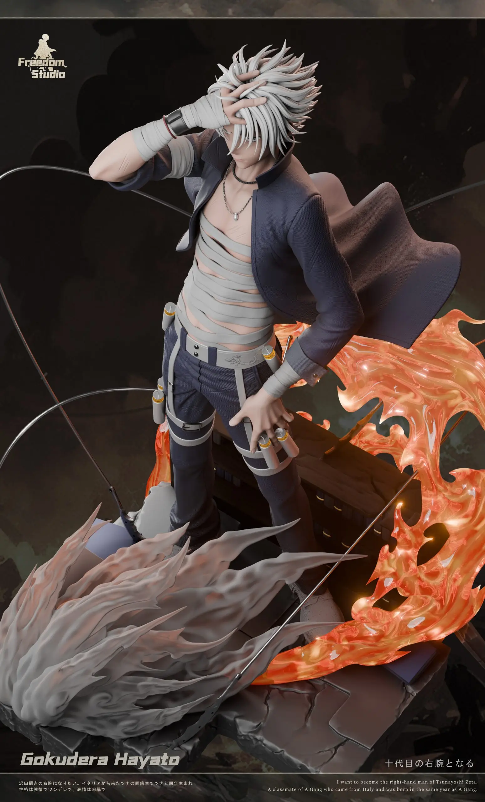 Freedom Studio - Katekyo Hitman Reborn Gokudera Hayato - Image 4