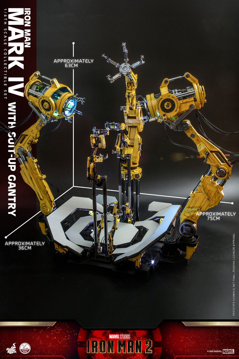 Hot Toys - Iron Man Mark IV with Suit-Up Gantry - Image 13