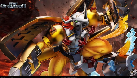 Crazy Nest Studio - War Greymon Clash with the Four Dark Masters! Digimon
