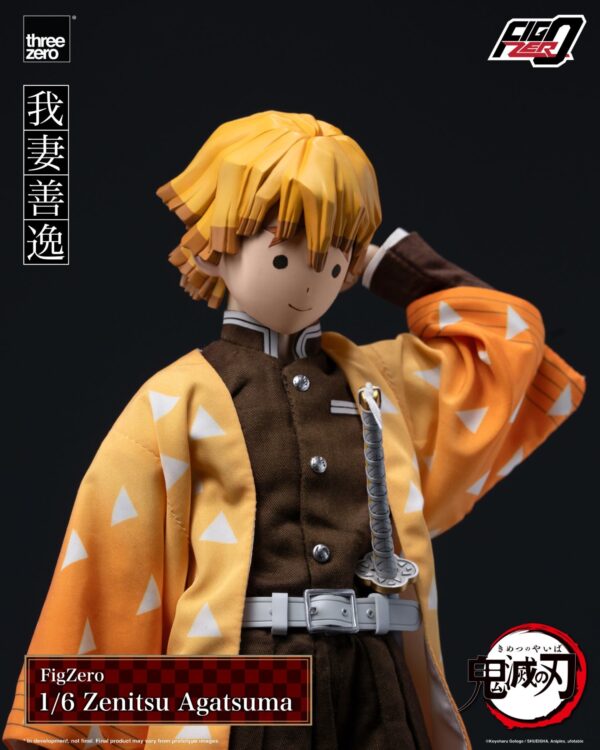 Threezero - Demon Slayer: Kimetsu no Yaiba FigZero 1/6 Zenitsu Agatsuma 3Z06690W0 (Licensed) - Image 4