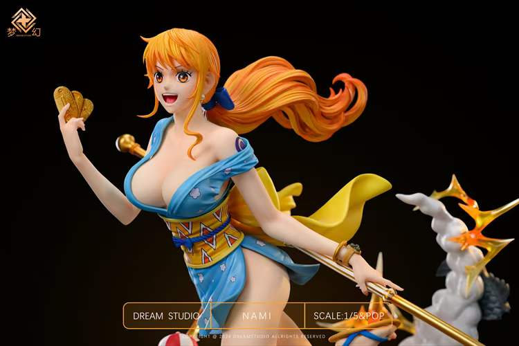 Dream Studio - One Piece Nami Japanese style light statue first - Image 6