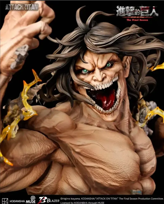 Blazer Studio - Attack on Titan The Final Season Attack Titan Bust Statue (Licensed) - Image 2