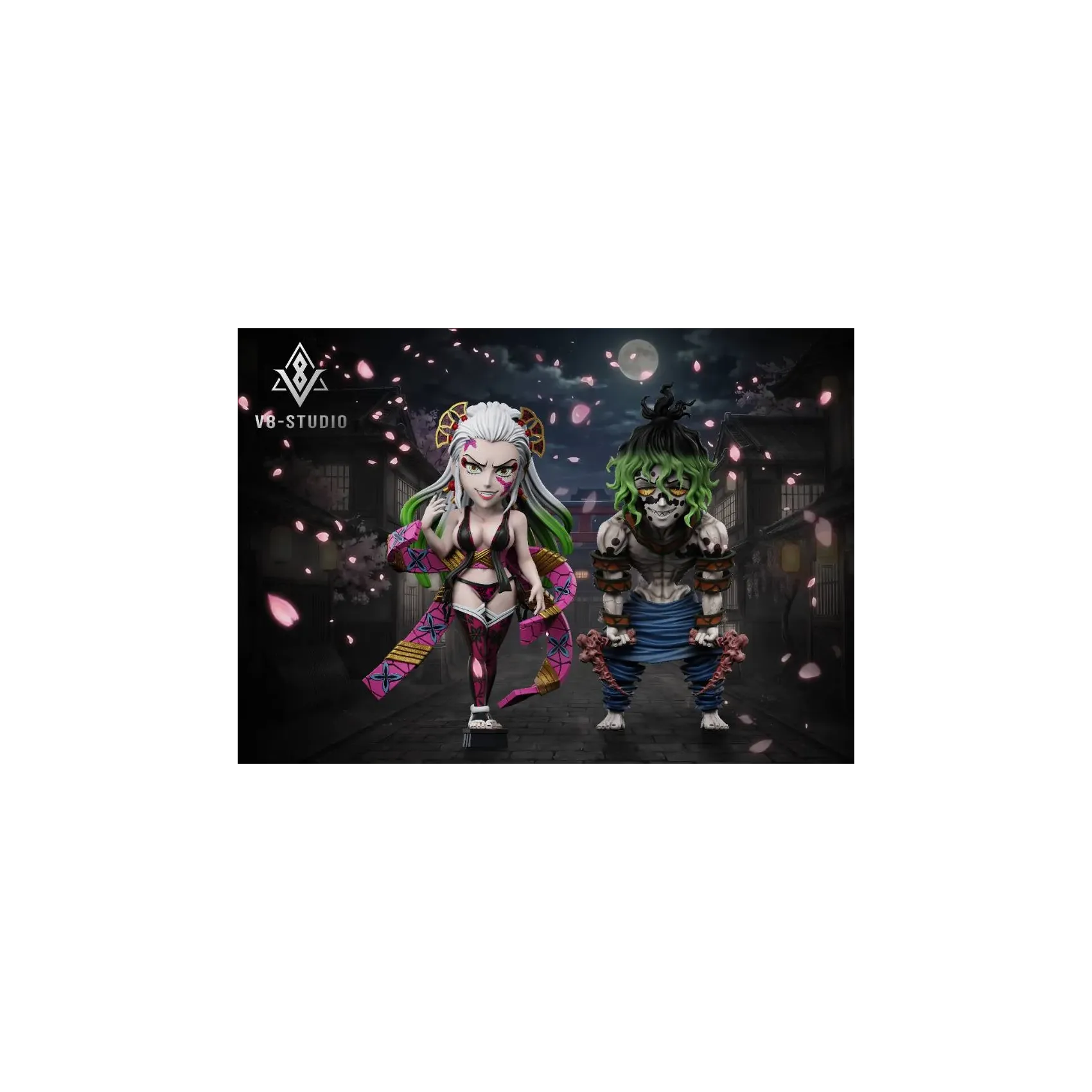 V8 Studio - Daki X Gyutaro Upper Rank Six Demon Slayer