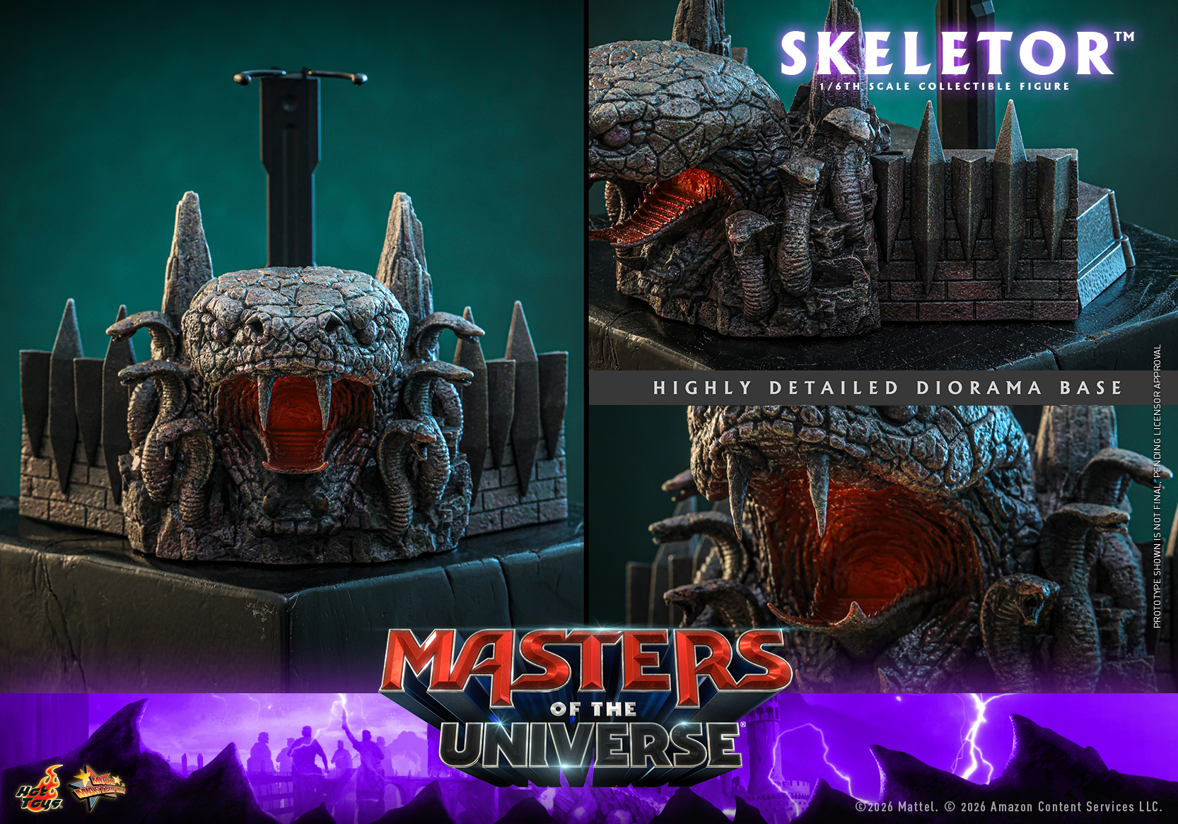 Hottoys - Masters of the Universe Skeletor 16th scale Collectible Figure MMS889 (Licensed) - Image 22