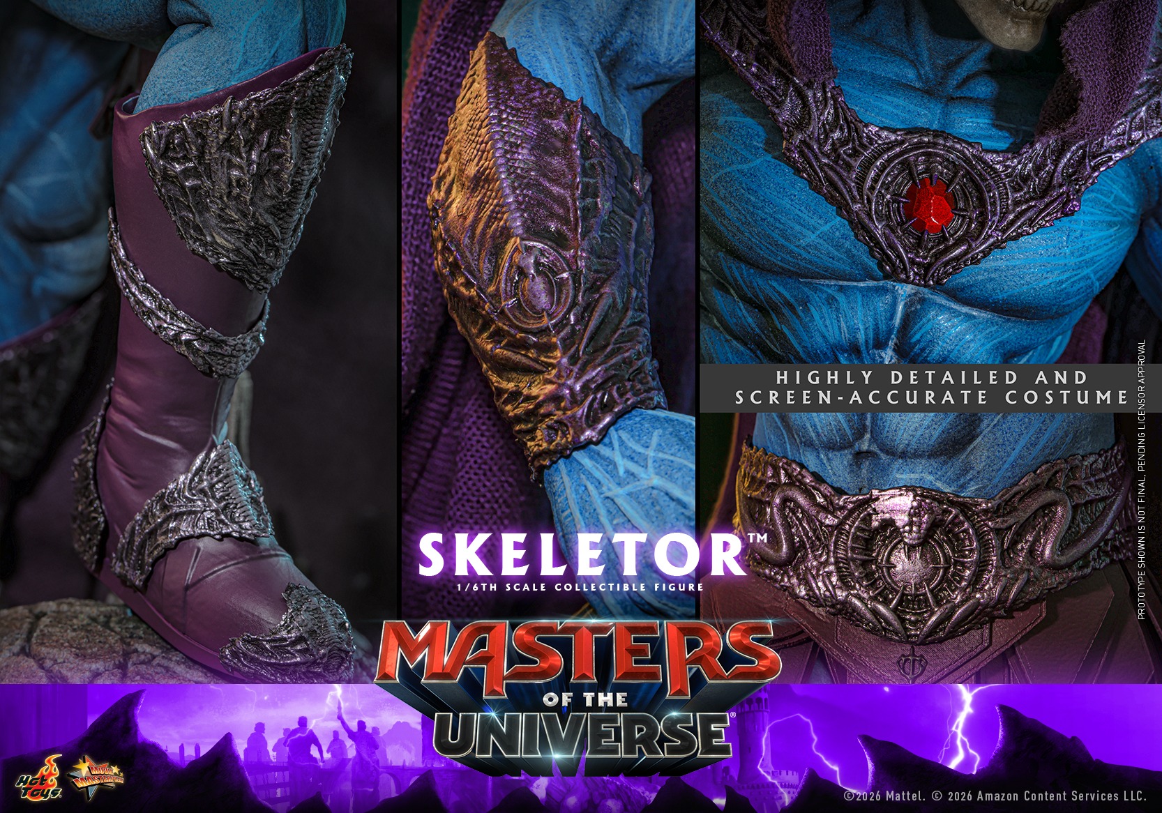 Hottoys - Masters of the Universe Skeletor 16th scale Collectible Figure MMS889 (Licensed) - Image 21
