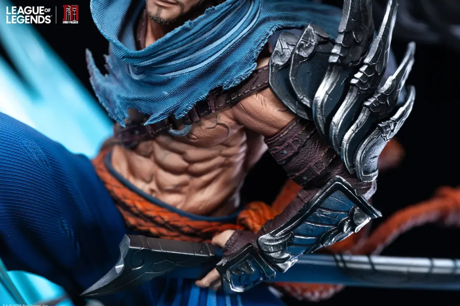 JIMEI PALACE Studio - League of Legends Yasuo The Unforgiven Scale Statue (Licensed) - Image 5