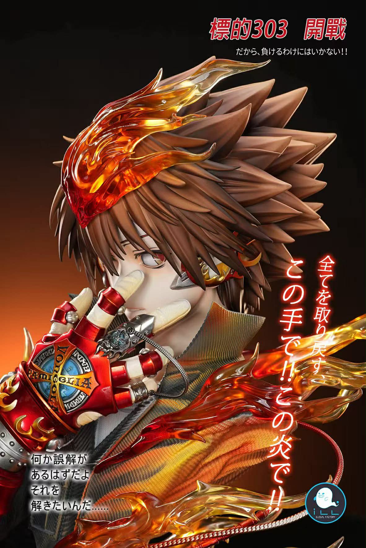 ILLegal Factory Studio - Hot Blood Soul 020 Tsunayoshi Sawada Bust Katekyo Hitman Reborn - Image 5