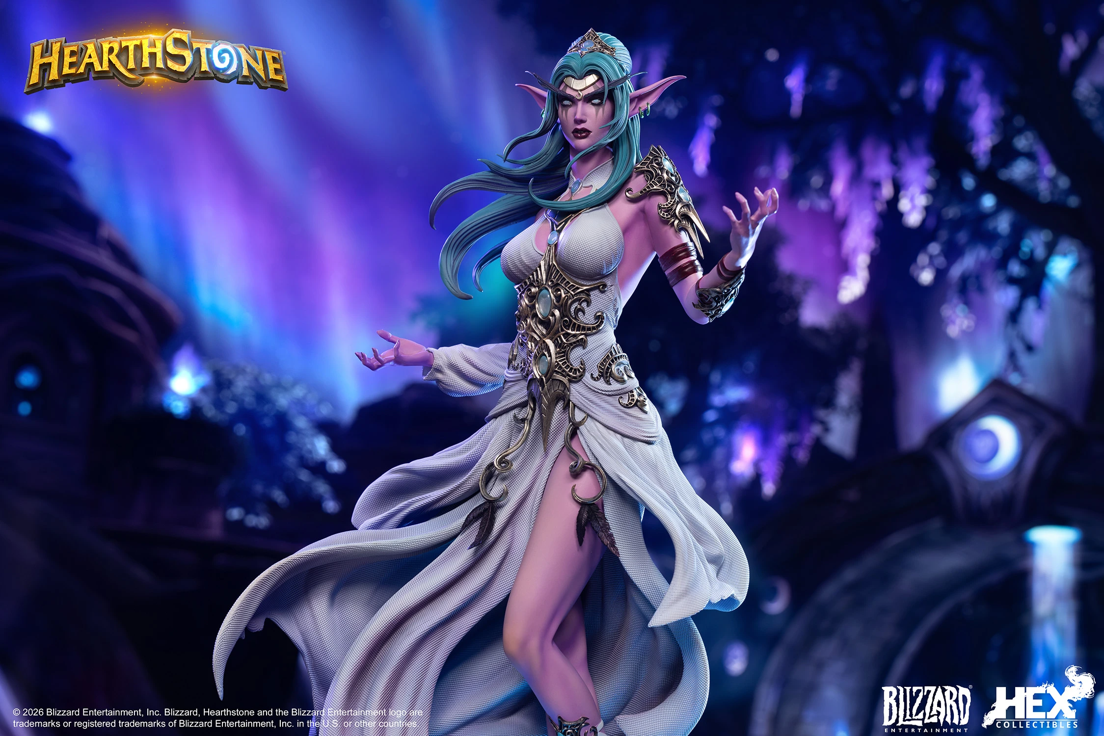 Blizzard Entertainment - Hearthstone Tyrande Whisperwind 1/6 Scale Statue HEXHS11 (Licensed) - Image 3