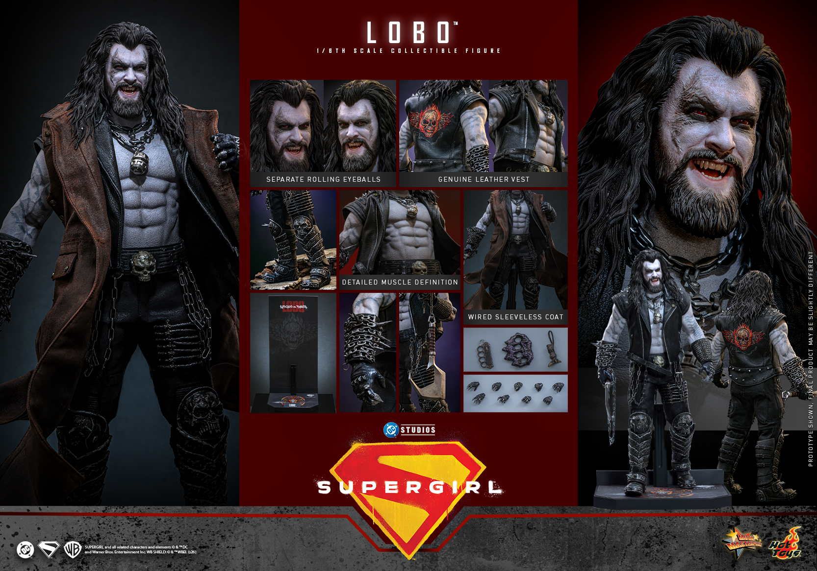 Hottoys - Supergirl Lobo 1/6th scale Collectible Figure MMS890 (Licensed)