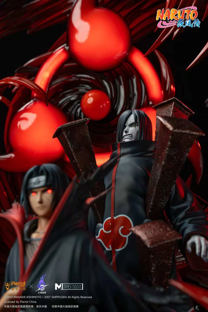 Pickstar Studio - Naruto Officially Licensed Uchiha Itachi & Orochimaru 1/6 Statue (Licensed) - Image 6