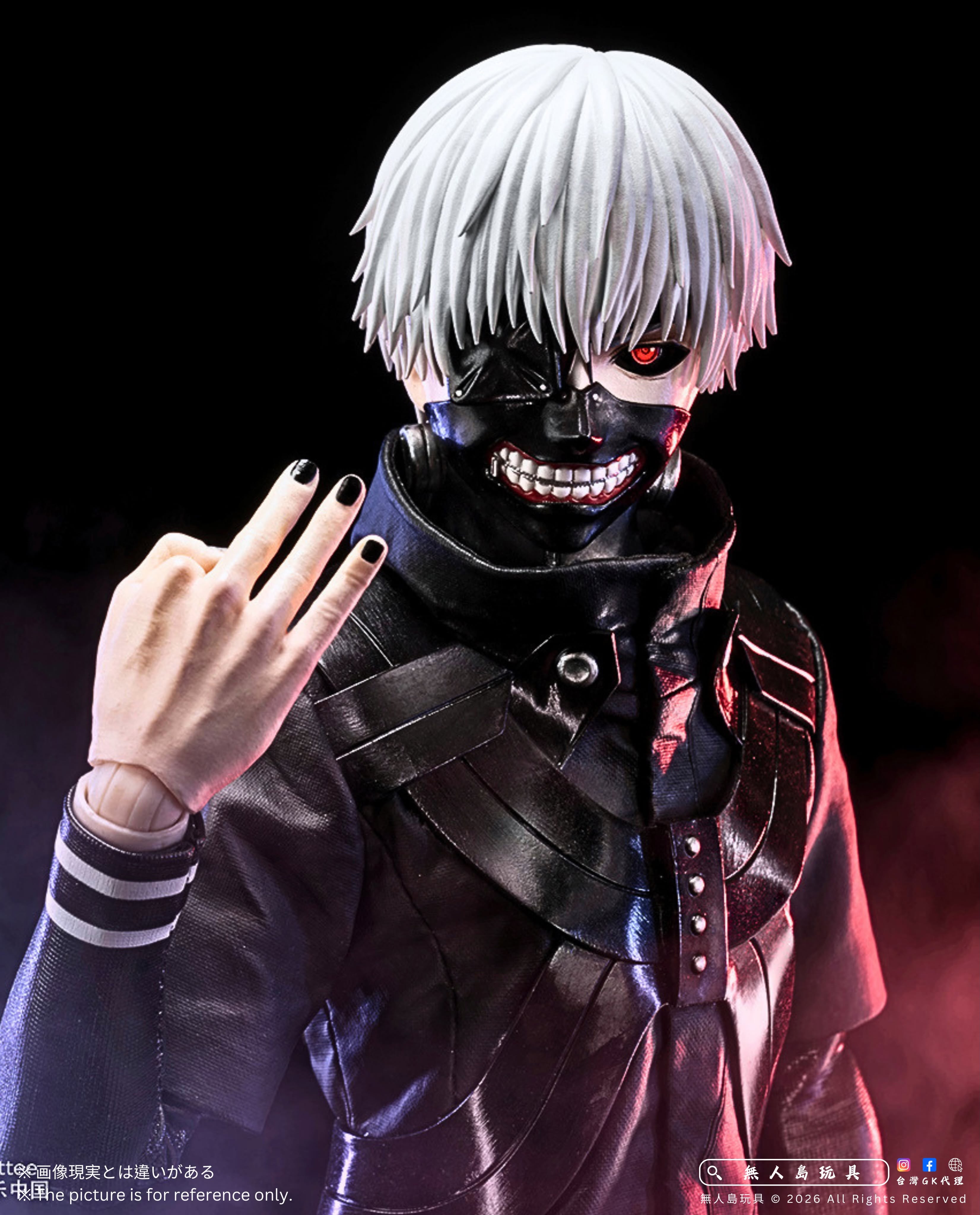 ROCKETTOYS Studio - Tokyo Ghoul Ken Kaneki Combat Suit Ver. X Awakening  ROC-024 ROC-025 (Licensed) - Image 8