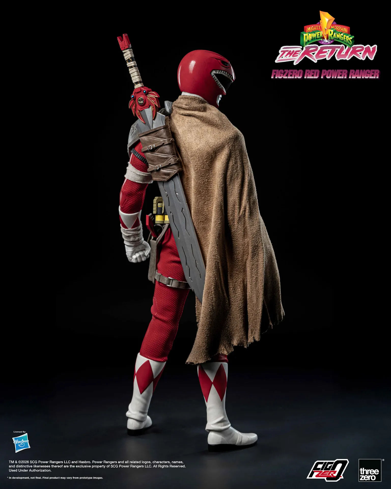 Threezero - Mighty Morphin Power Rangers: The Return FigZero 1/6 Red Power Ranger 3Z10200W0 (Licensed) - Image 11