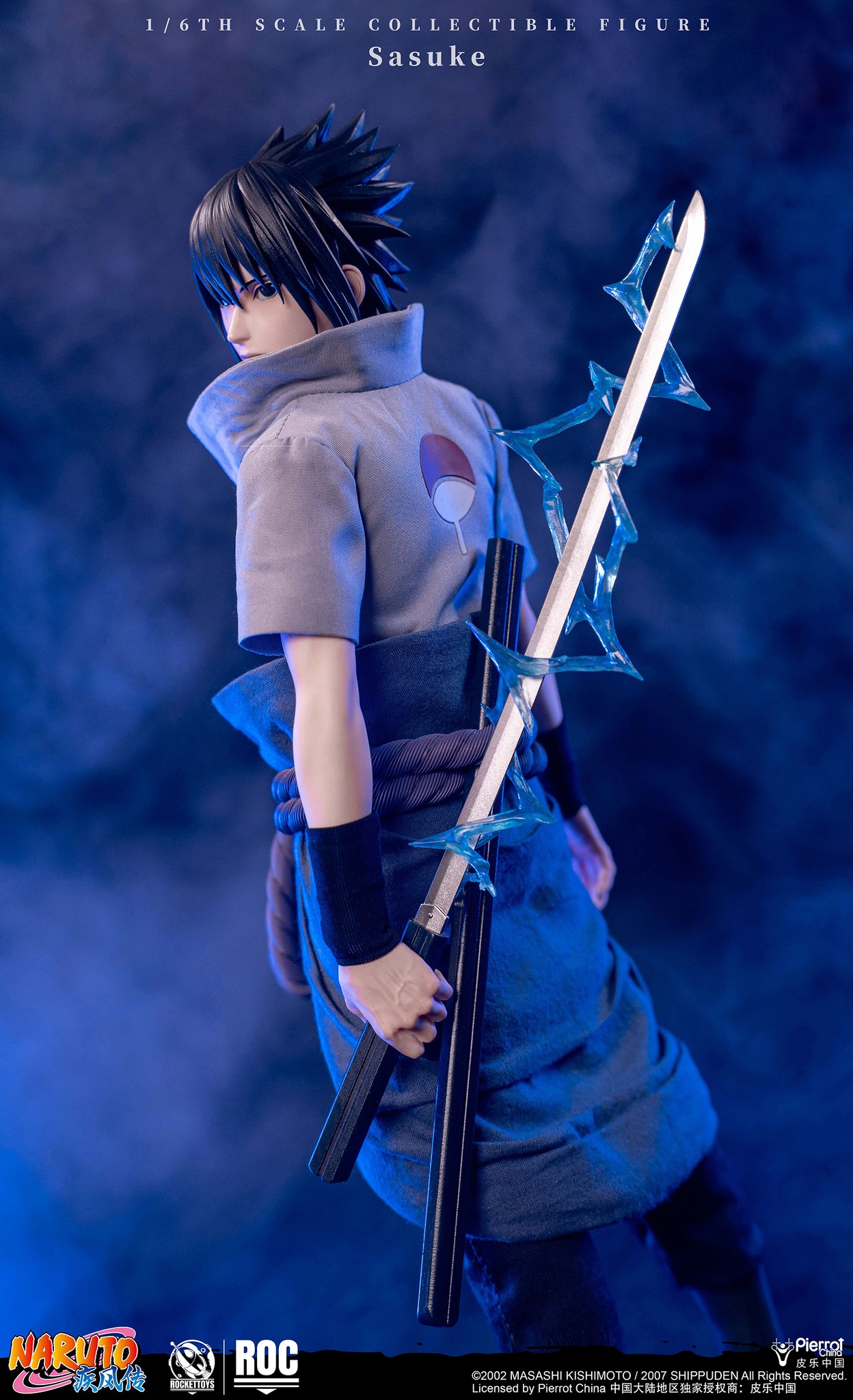 ROCKETTOYS Studio - Naruto Shippuden Sasuke Uchiha 1/6 Scale Action Figure ROC-017 ROC-018 (Licensed) - Image 6