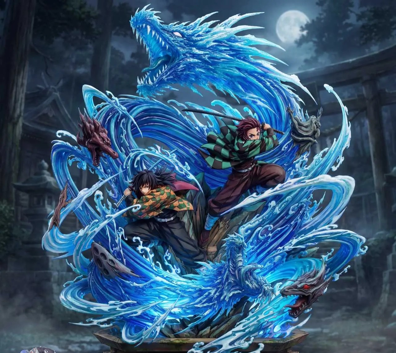 Lei Hao Ke Yu Studio - Water Breathing Legacy: Dance of the Twin Dragons Demon Slayer