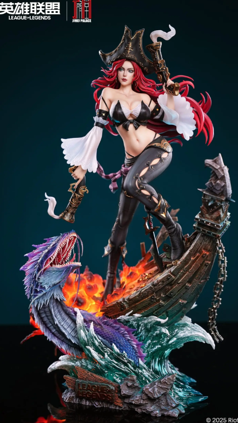 JIMEI PALACE Studio - League of Legends Bounty Hunter Miss Fortune 1/6 Statue (Licensed) - Image 7