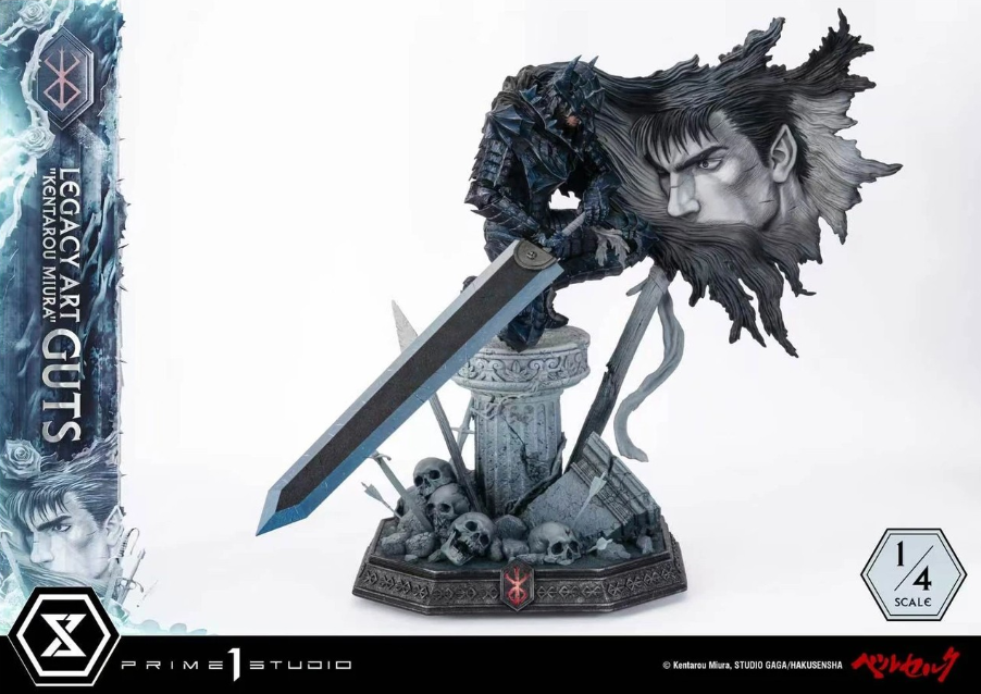 Prime 1 Studio - Legacy Art "Kentarou Miura" Berserk Guts (Licensed) - Image 4