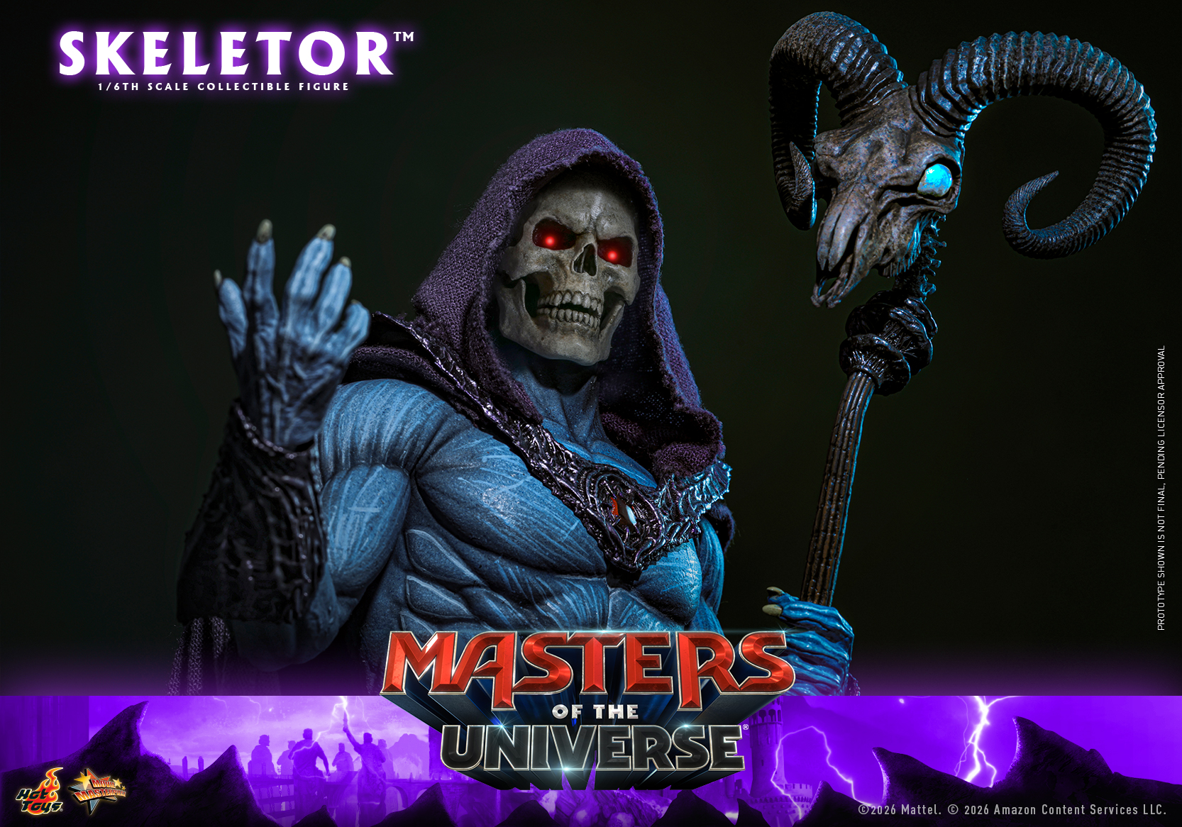 Hottoys - Masters of the Universe Skeletor 16th scale Collectible Figure MMS889 (Licensed) - Image 16