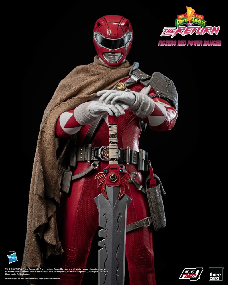 Threezero - Mighty Morphin Power Rangers: The Return FigZero 1/6 Red Power Ranger 3Z10200W0 (Licensed) - Image 6