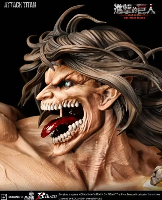 Blazer Studio - Attack on Titan The Final Season Attack Titan Bust Statue (Licensed) - Image 3