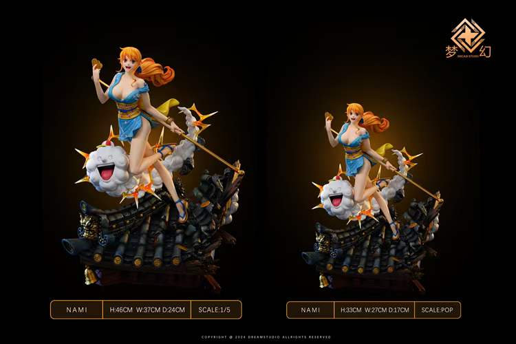 Dream Studio - One Piece Nami Japanese style light statue first - Image 3