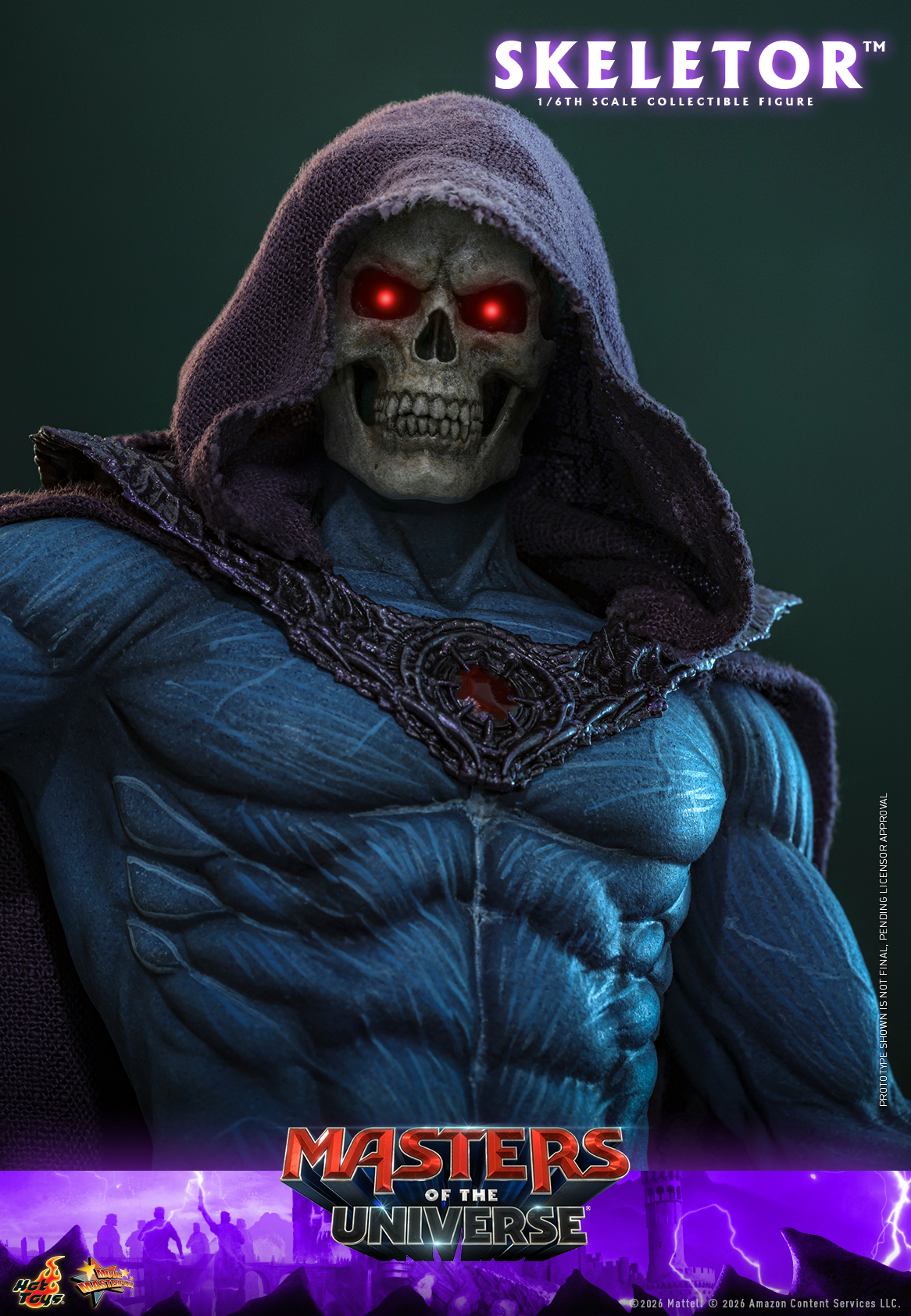 Hottoys - Masters of the Universe Skeletor 16th scale Collectible Figure MMS889 (Licensed) - Image 7