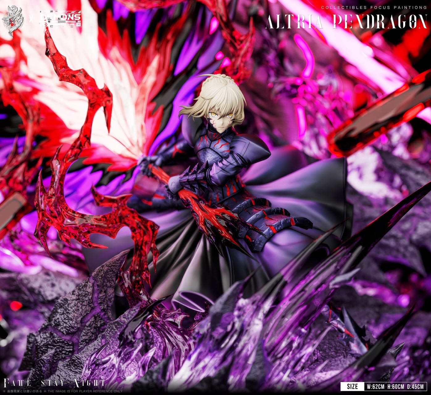 Lue Ying Studio X DEMONS Studio - Epic Collectible Statue 001 Saber Artoria Pendragon Alter Fate - Image 5