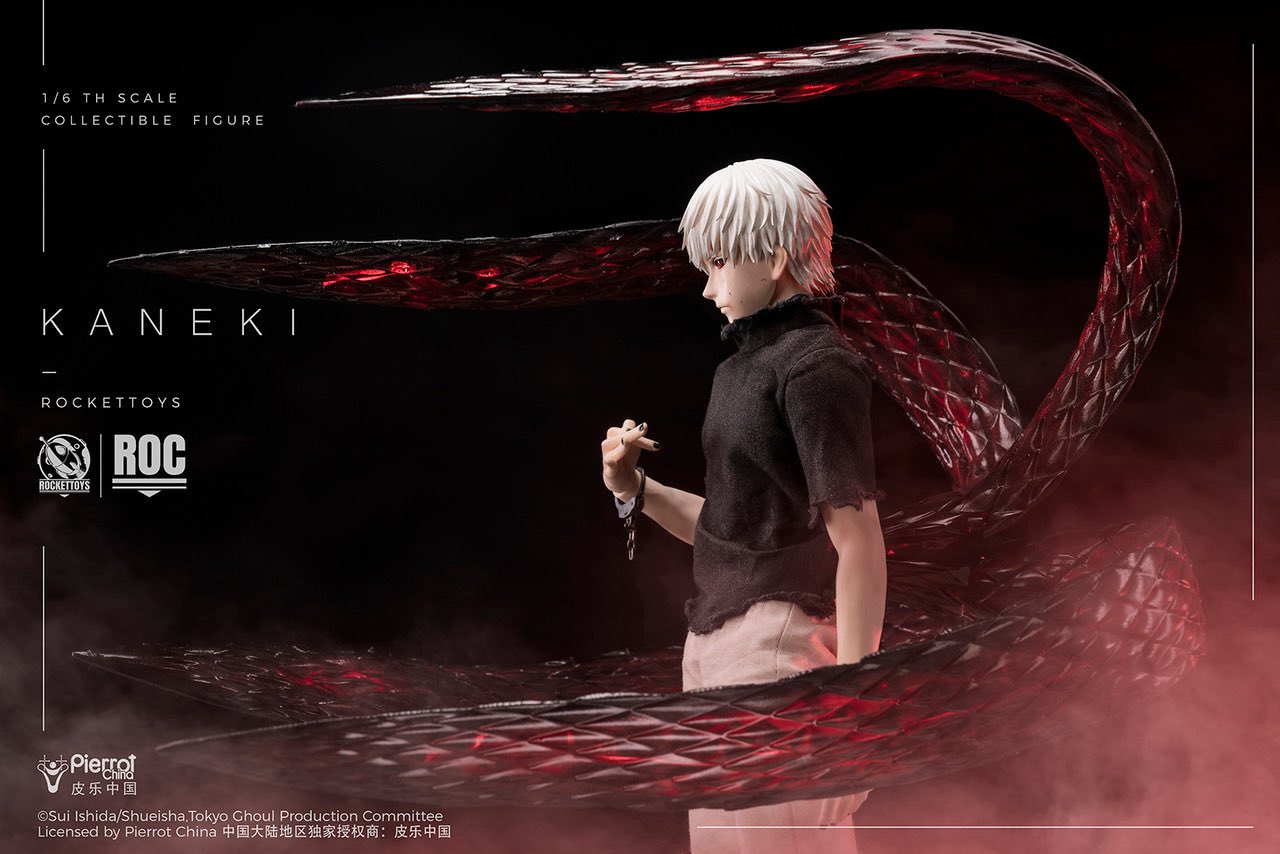 ROCKETTOYS Studio - Tokyo Ghoul Ken Kaneki Combat Suit Ver. X Awakening Ver. 1/6 Scale Action Figure ROC-024 ROC-025 (Licensed) - Image 2