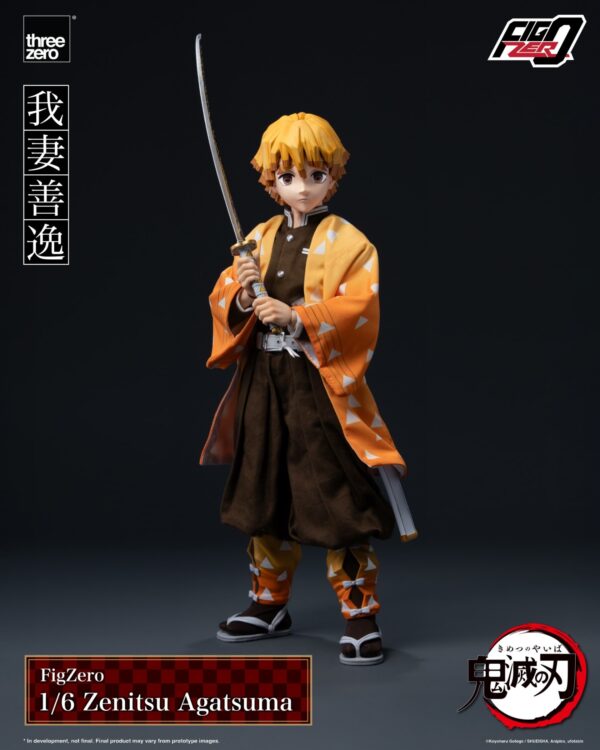 Threezero - Demon Slayer: Kimetsu no Yaiba FigZero 1/6 Zenitsu Agatsuma 3Z06690W0 (Licensed) - Image 2