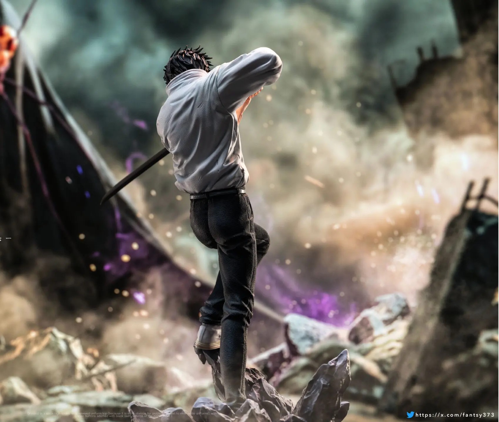 ZanyJoke Studio X FANTASY Studio - Culling Game Arc Yuta Okkotsu Dramatic Standing Pose Jujutsu Kaisen - Image 9