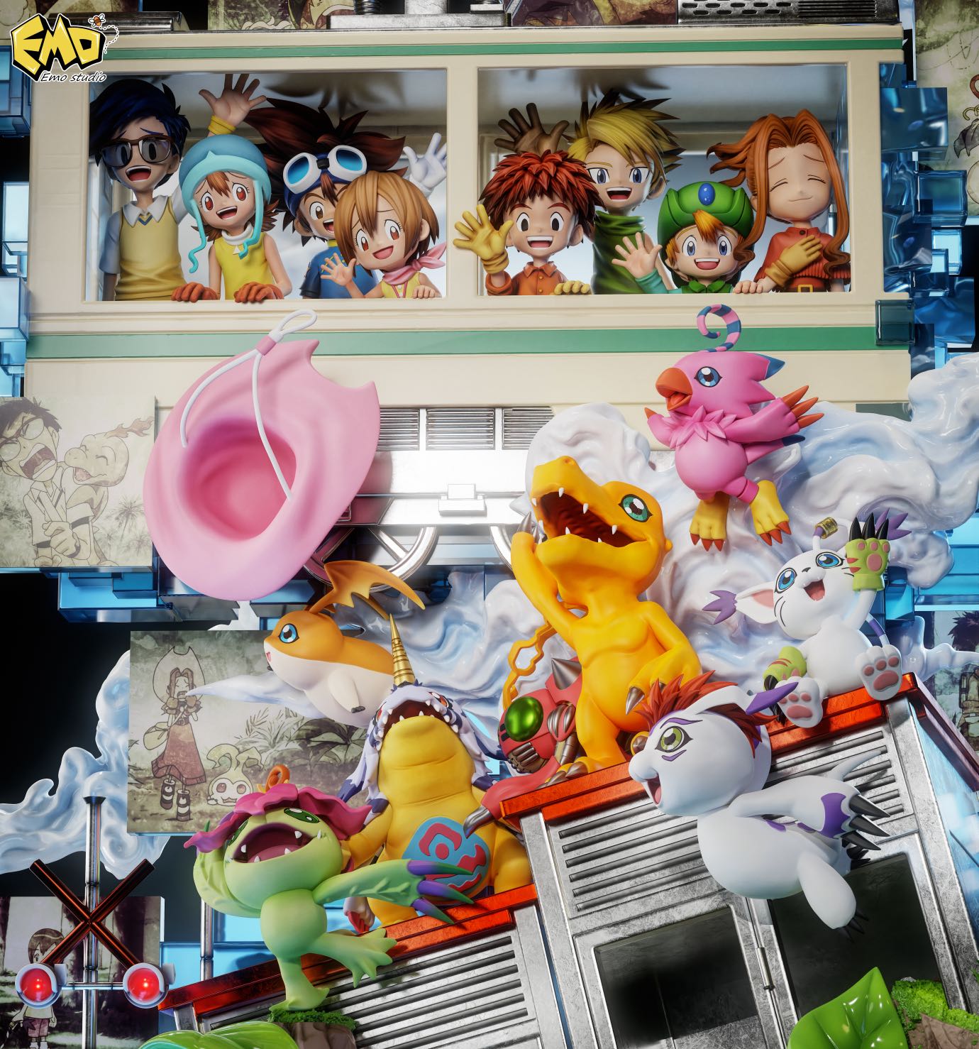 Emo Studio - Graduation Model #7 Digimon Adventure Digimon - Image 2