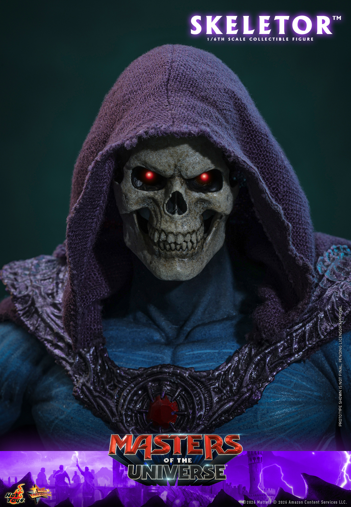 Hottoys - Masters of the Universe Skeletor 16th scale Collectible Figure MMS889 (Licensed) - Image 14
