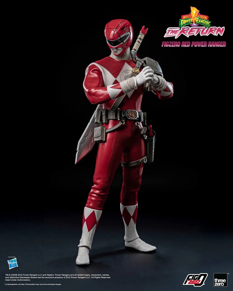 Threezero - Mighty Morphin Power Rangers: The Return FigZero 1/6 Red Power Ranger 3Z10200W0 (Licensed) - Image 4