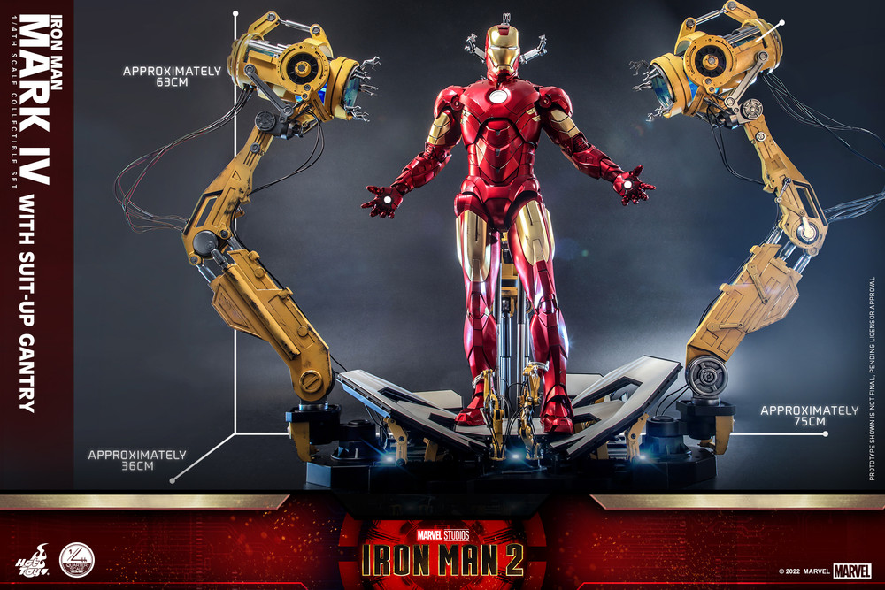 Hot Toys - Iron Man Mark IV with Suit-Up Gantry - Image 4