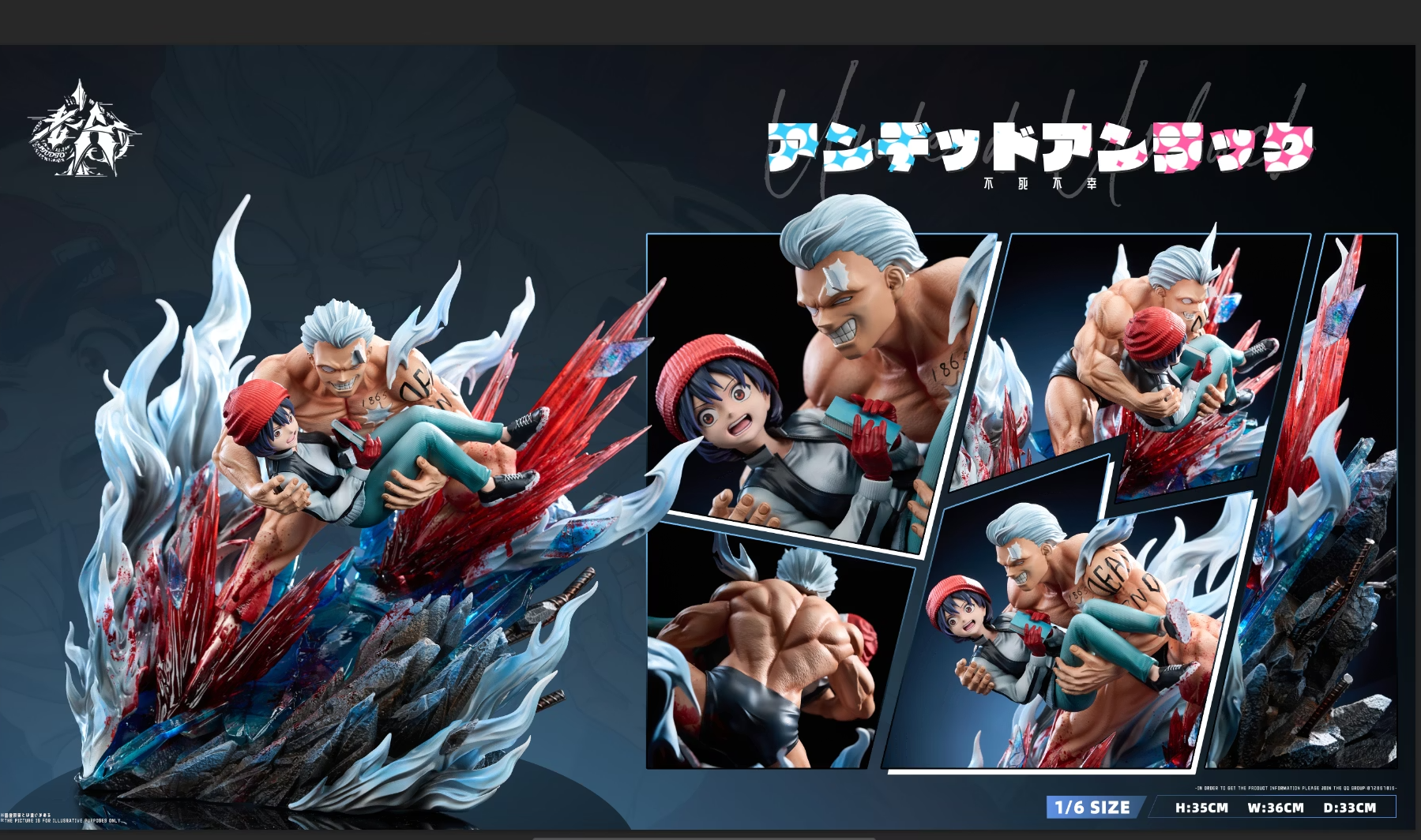 LaoA Studio - Andy x Fuuko Izumo Undead Unluck - Image 2