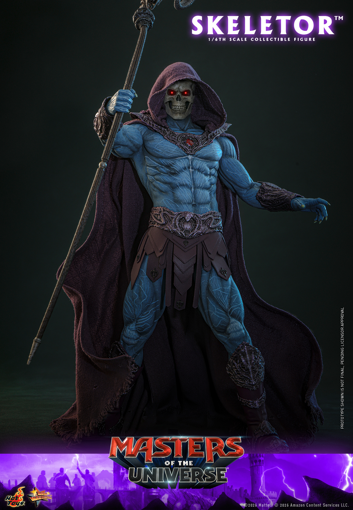 Hottoys - Masters of the Universe Skeletor 16th scale Collectible Figure MMS889 (Licensed) - Image 18