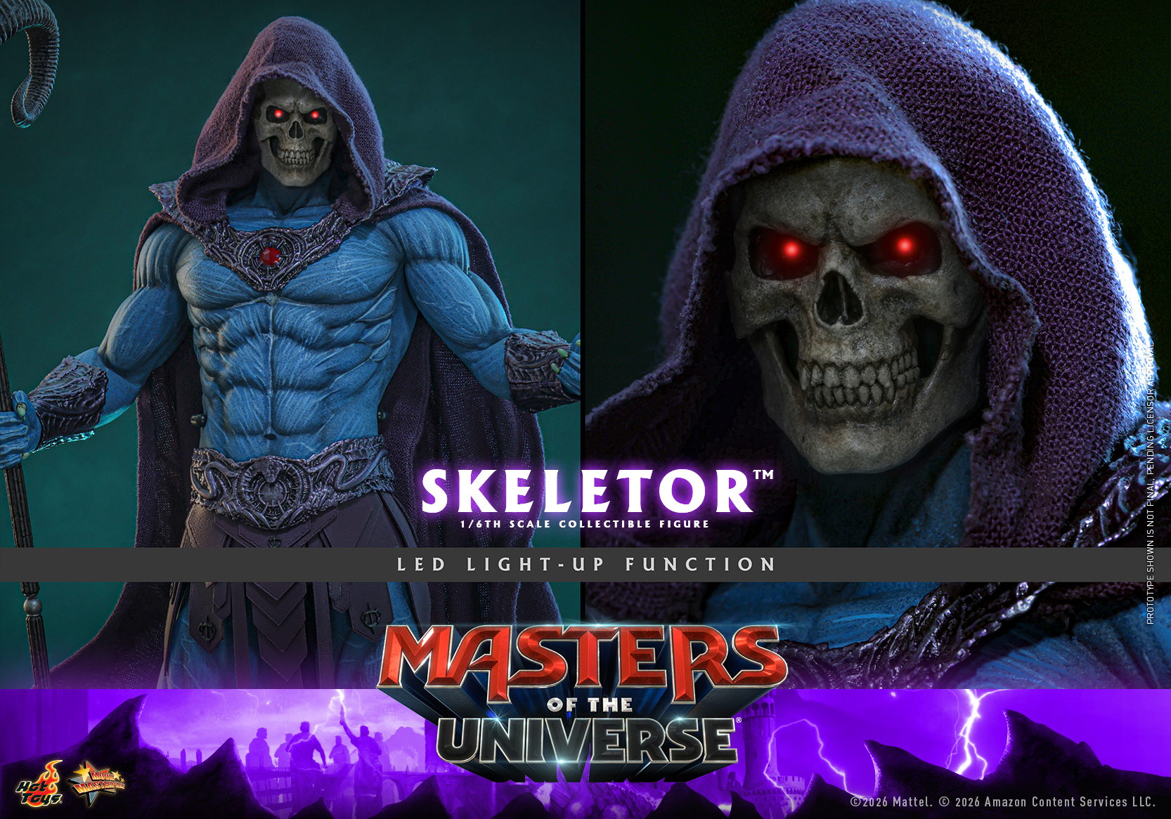 Hottoys - Masters of the Universe Skeletor 16th scale Collectible Figure MMS889 (Licensed) - Image 15